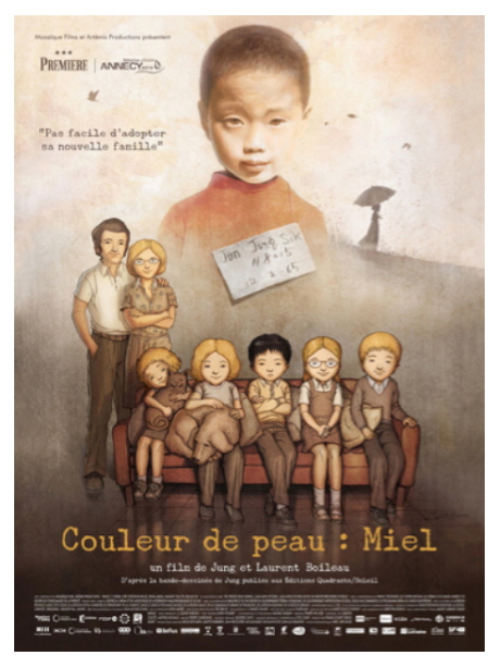 < 2012년 애니메이션 '피부색깔=꿀색(Couleur de peau: Miel)' - 출처: film documentaire.fr >